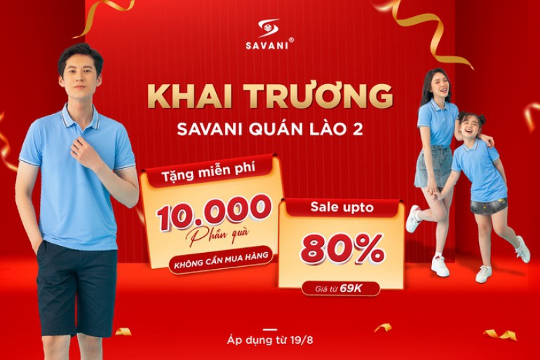 Tưng bừng khai trương Store thứ 53 - Savani Quán Lào 2 - Thanh Hóa