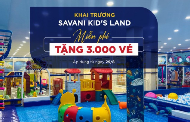 Tưng bừng khai trương khu vui chơi trẻ em Savani Kid's Land Yên Bái