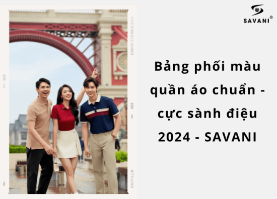 Bảng phối màu quần áo chuẩn - cực sành điệu 2024