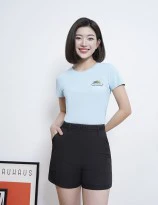 Áo Tshirt ngắn tay cổ tròn nữ WTF002S4