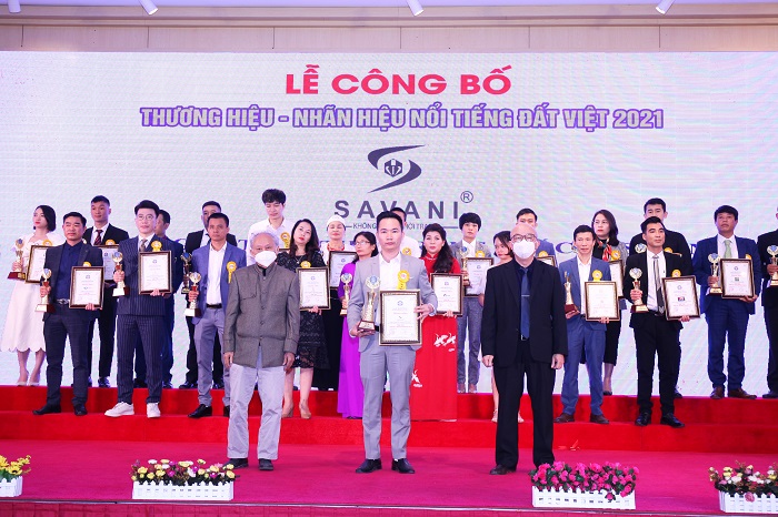 Savani vinh dự nhận danh hiệu “Thương hiệu - Nhãn hiệu nổi tiếng đất Việt 2021”
