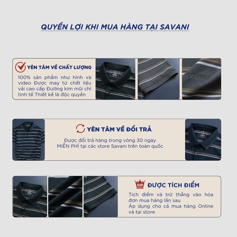 Chính sách mua hàng tại Savani