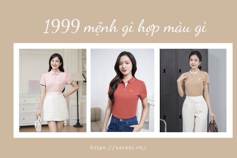 Áo polo và quần short là item phù hợp cho nữ 1999