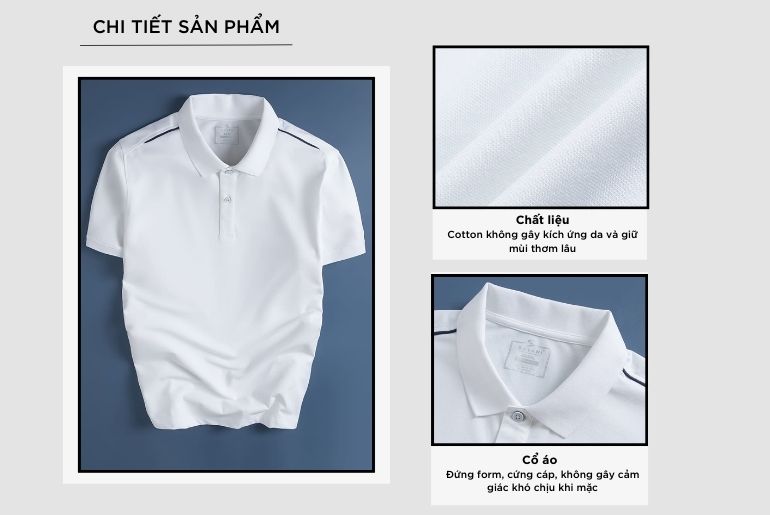 Chi tiết sản phẩm áo polo nam