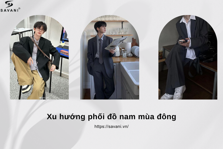 Áo blazer cùng quần âu giúp tôn lên sự sang trọng lịch lãm