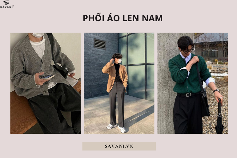 Áo len cardigan với áo thun là sự lựa chọn phù hợp khi đi dạo phố