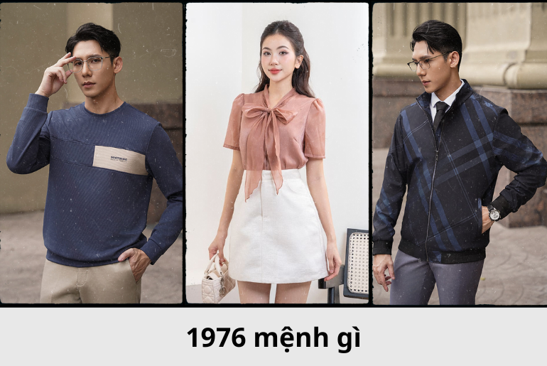 Các gam màu phù hợp với tuổi Bính Thìn 1976